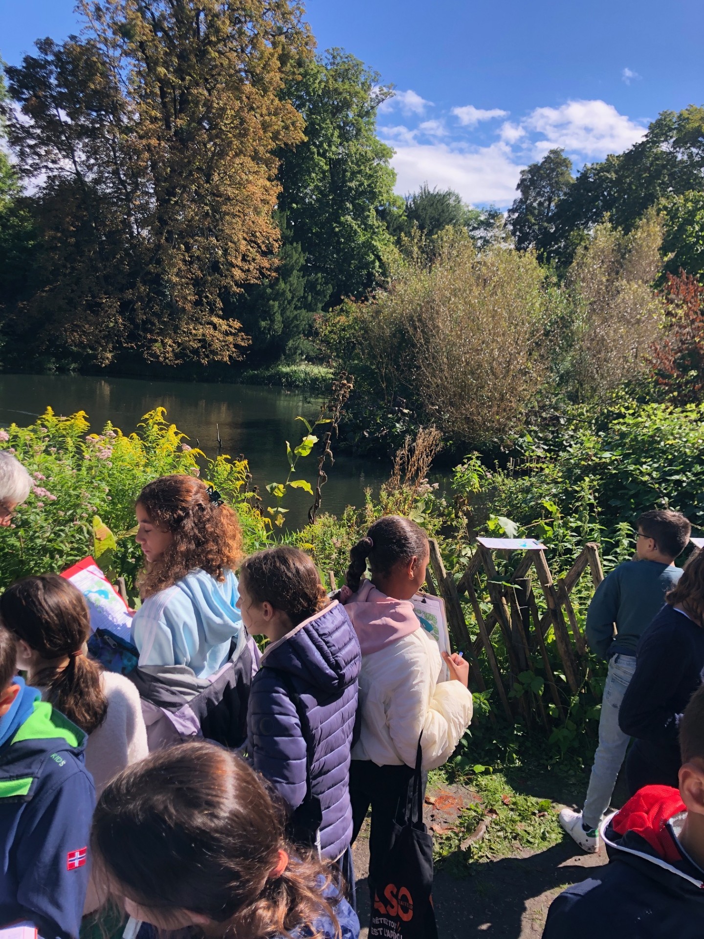 Les élèves de 6eF au parc Balbi